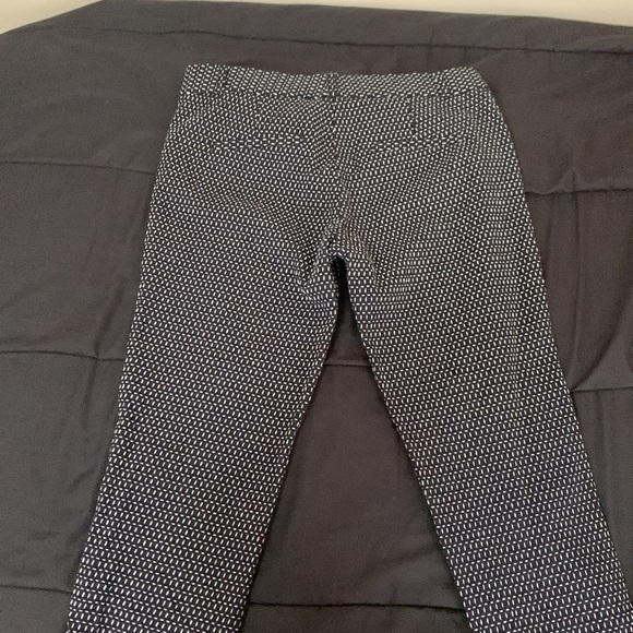 White dotted black semi formal pants - Picture 6 of 8